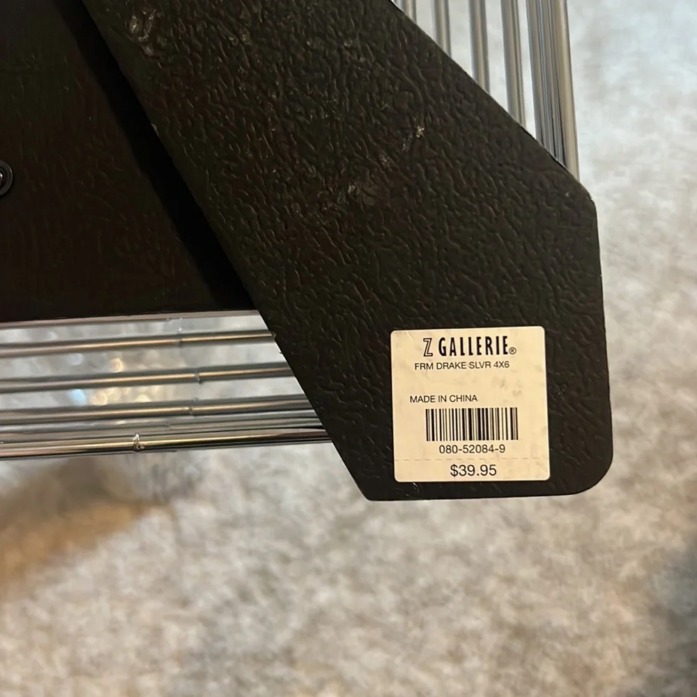 Like new Z gallerie candle holder and picture frame